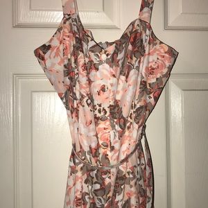 Coral Eva Mendez dress